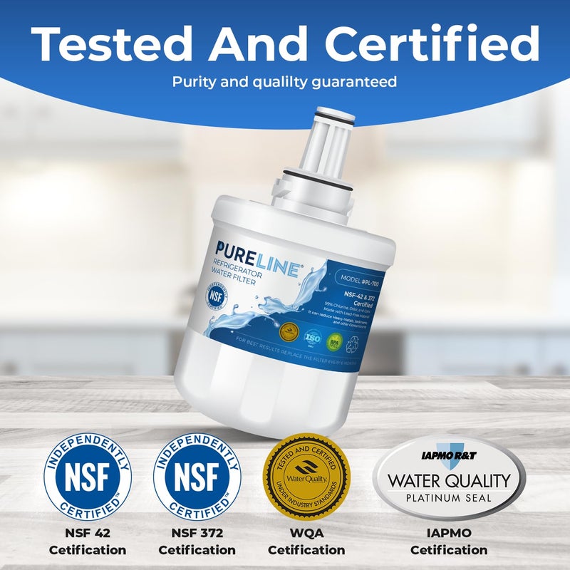 Pureline DA29-00003G Water Filter Replacement for Samsung DA29-00003G, Aqua-Pure Plus, Samsung RSG257AARS, DA29-00003F DA29-00003B, DA29-00003A, HAFCU1, RS22HDHPNSR, RF267AERS, HDX-FMS-1. (2 Pack) - Image 2